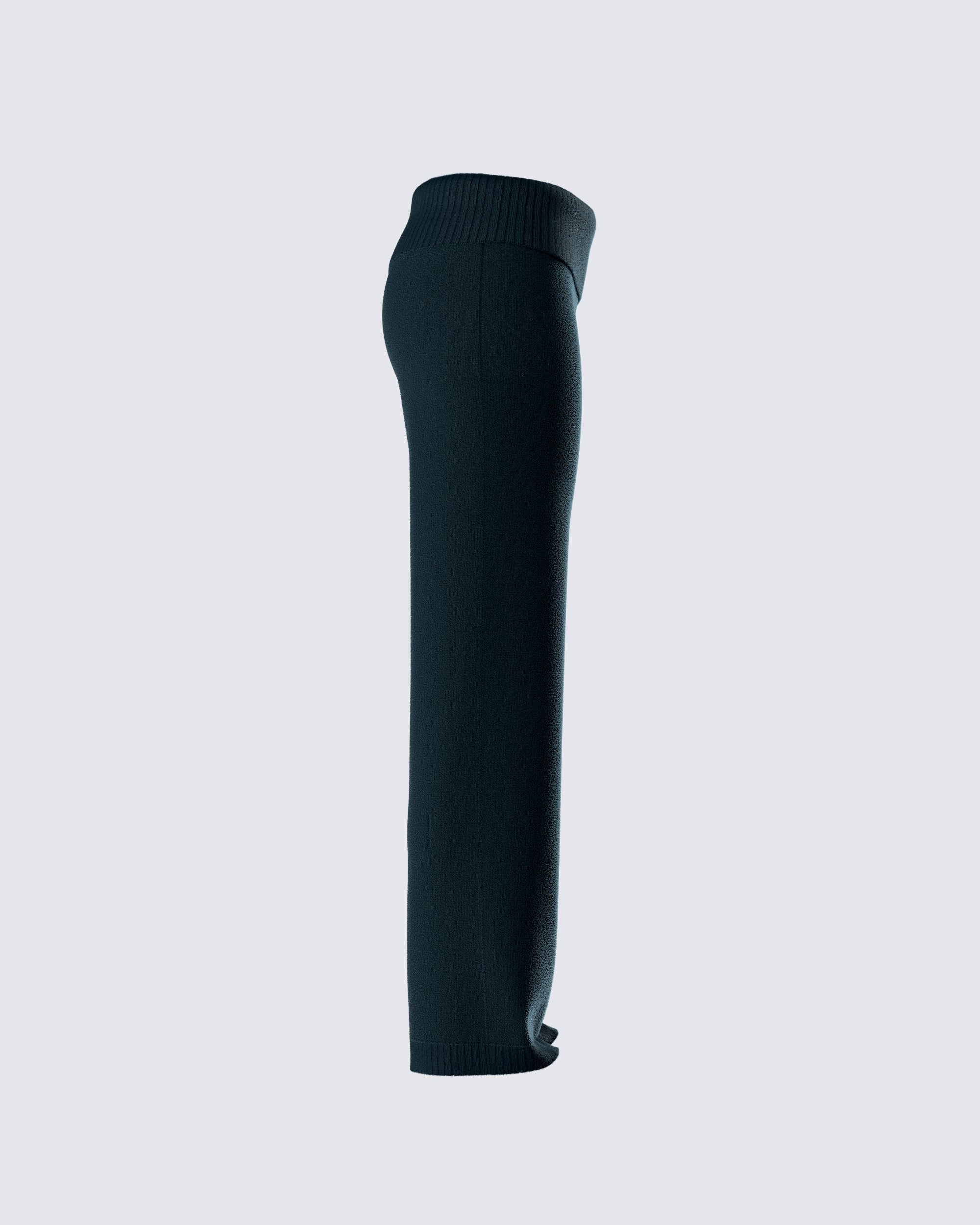 Alyssa Black Knit Pant - Image 2
