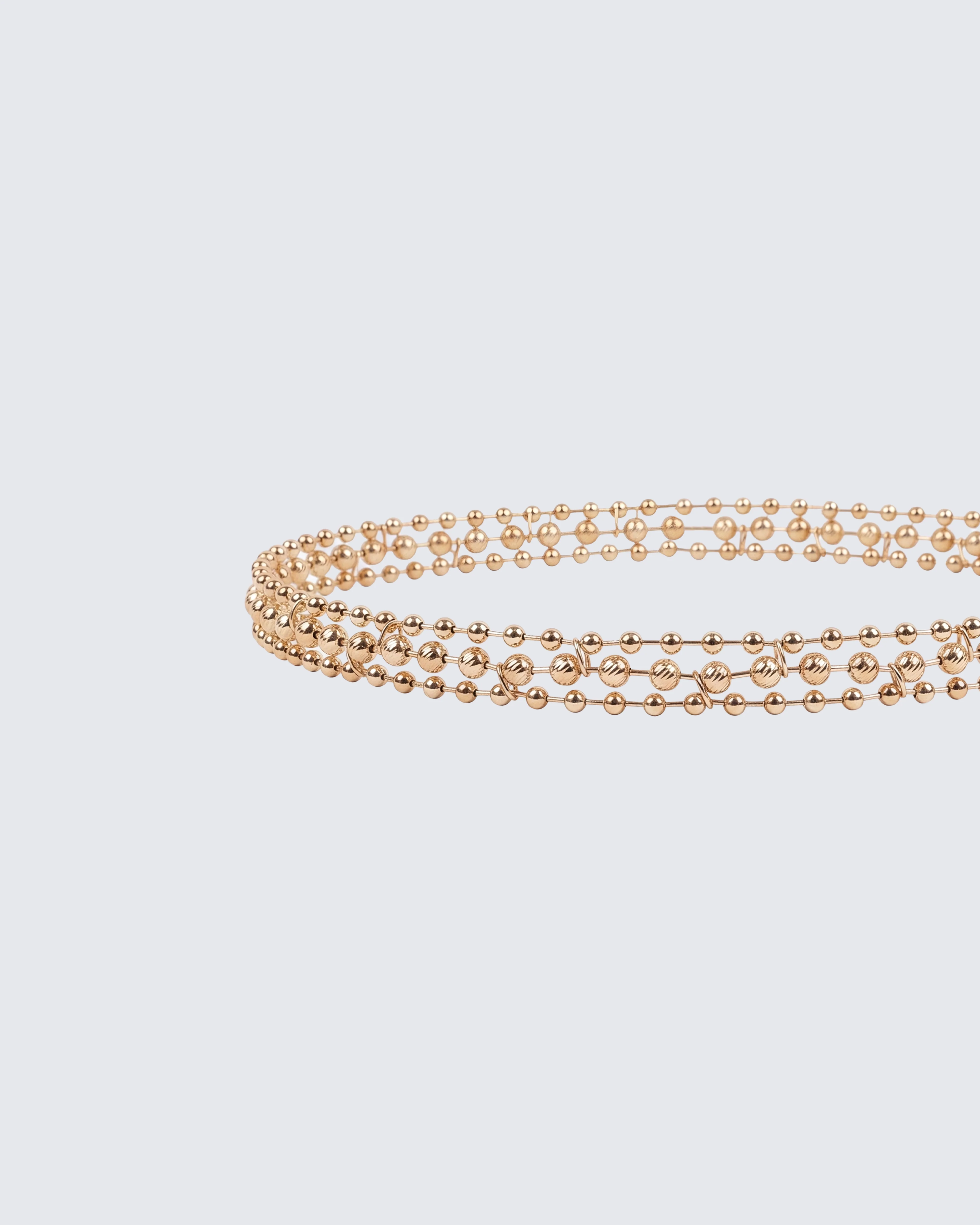 Ayo Gold Ball Chain Belly Chain - Image 2