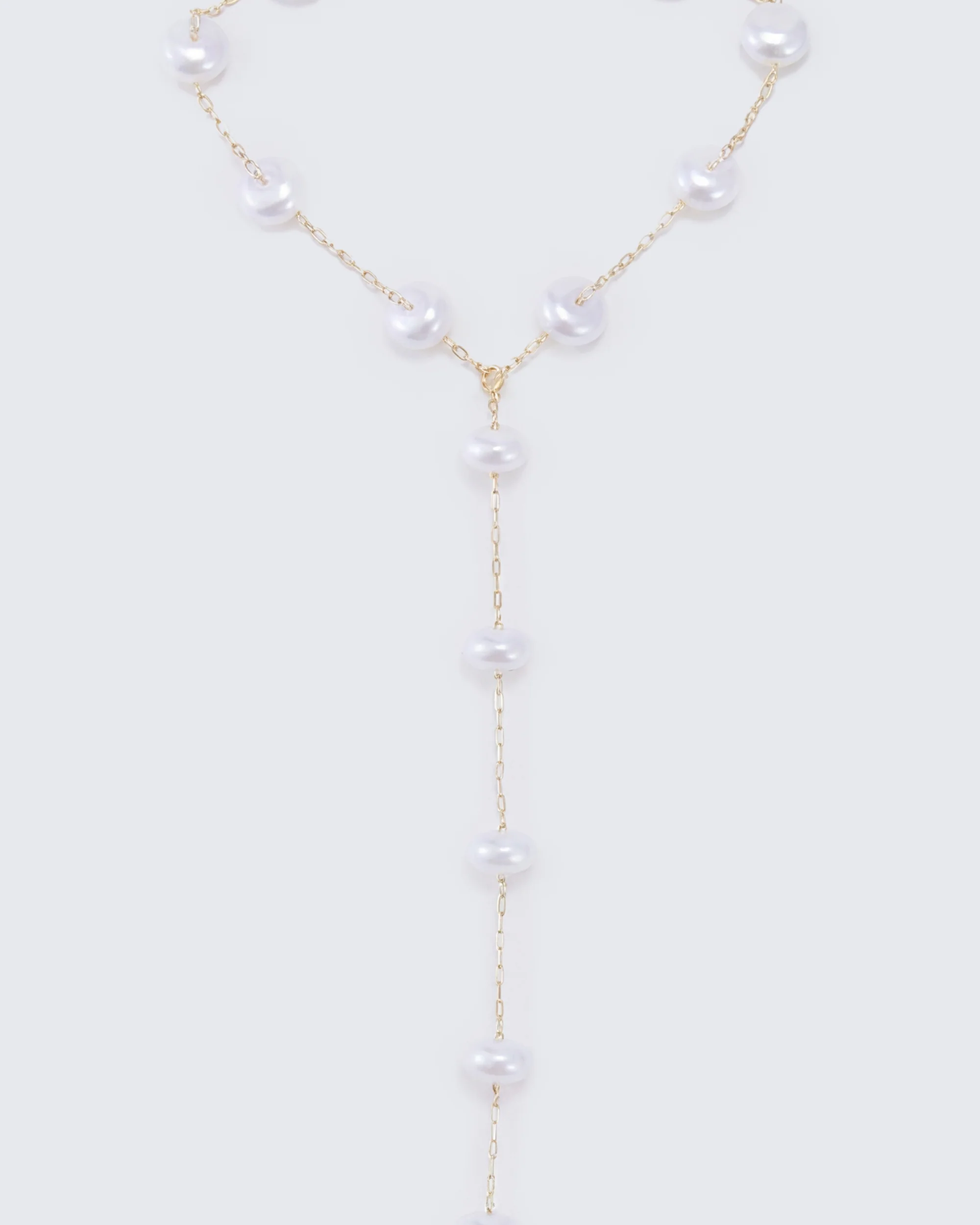 Callista Gold Pearl Bead Hand Harness - Image 2