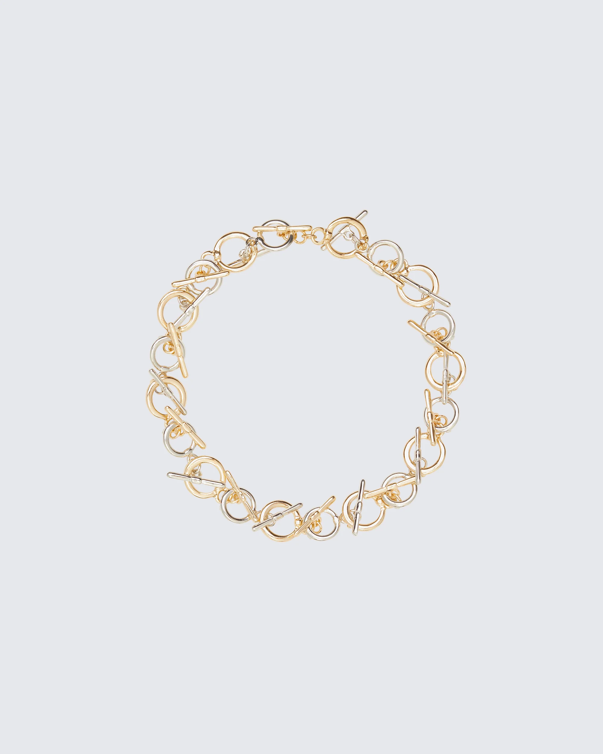 Candace Metal Mix T-Bar Choker