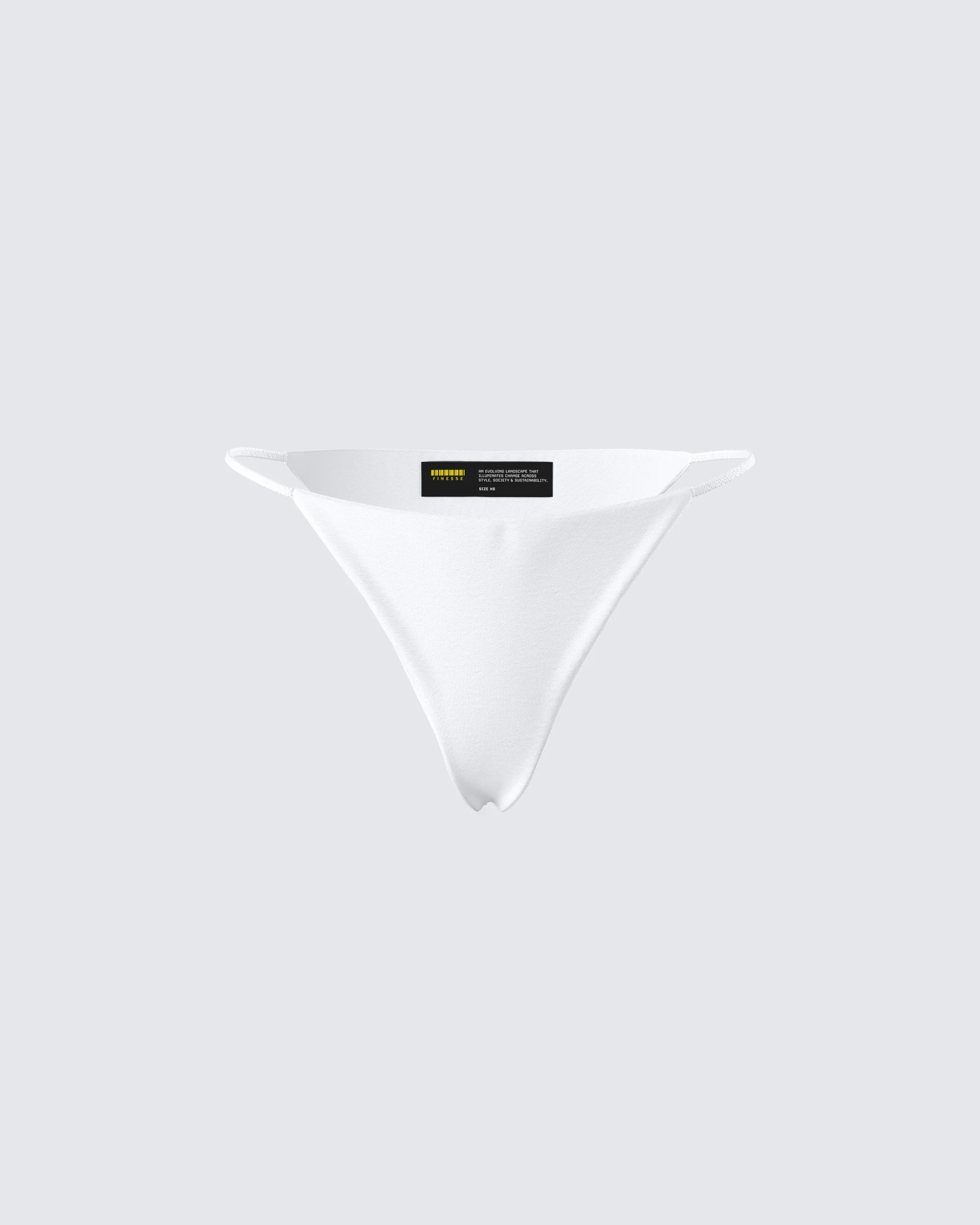 Twyla White Cheeky Bikini Bottom