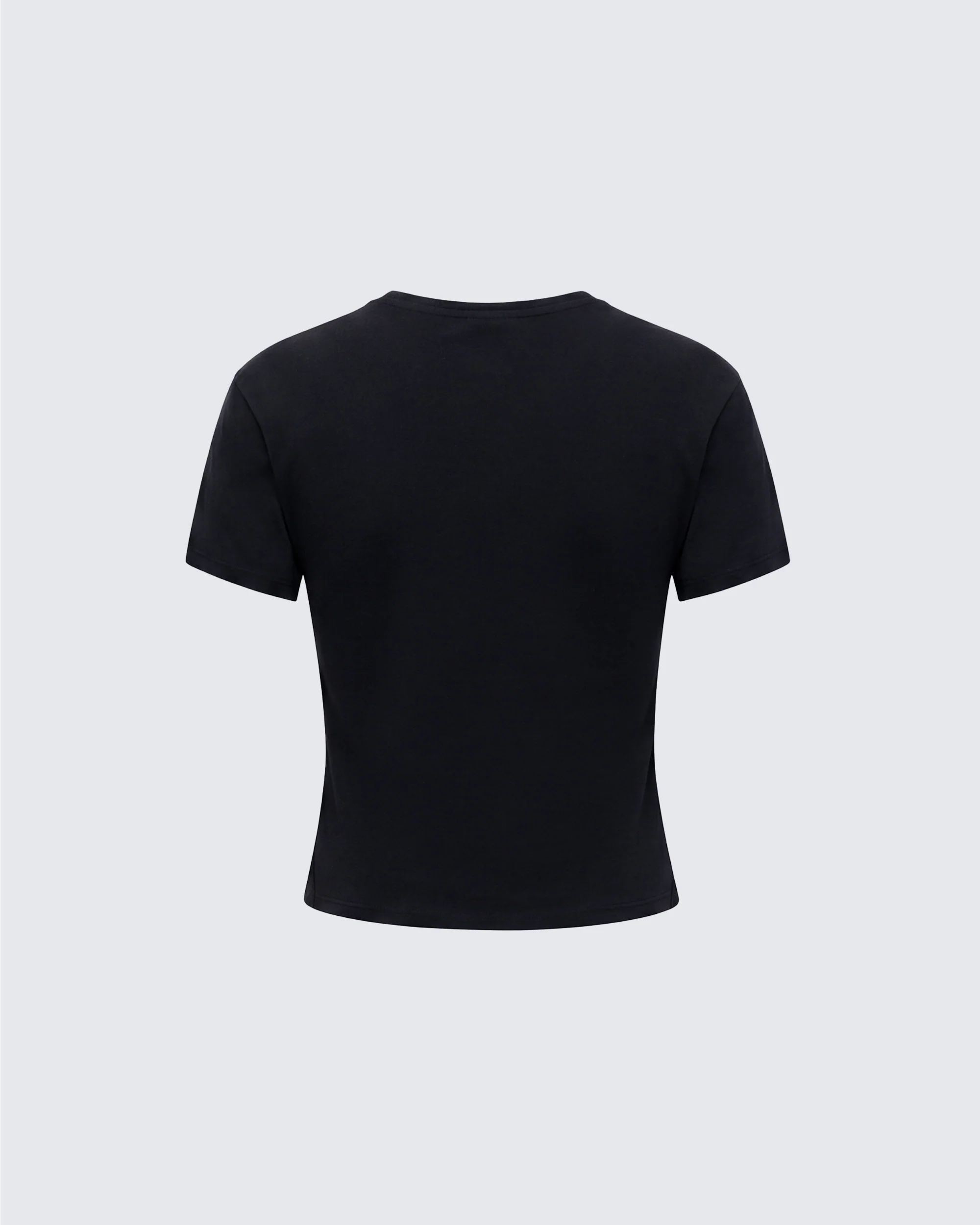 Eleni Black Slogan Classic Tee - Image 2