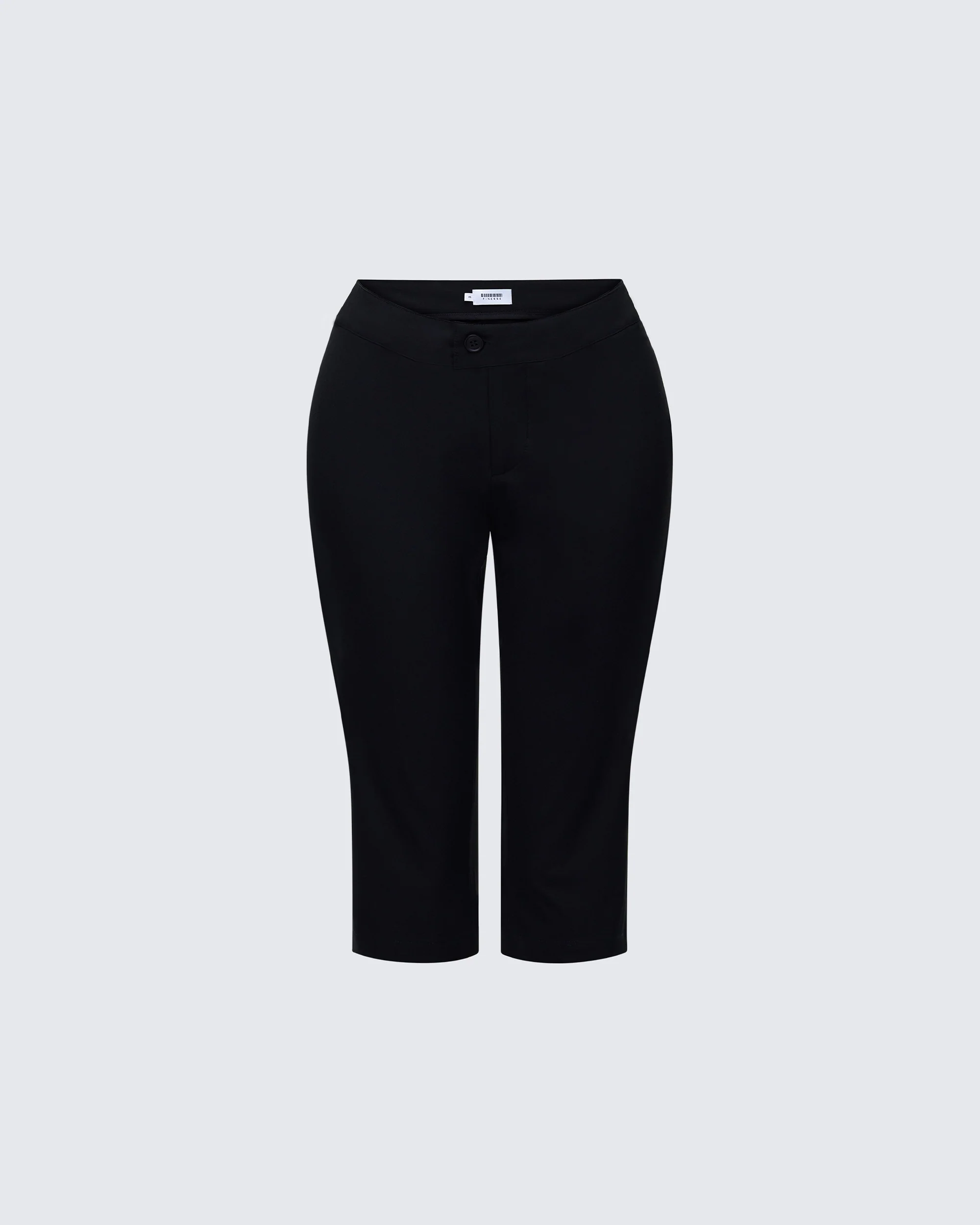 Ellie Black Woven Capri Pants