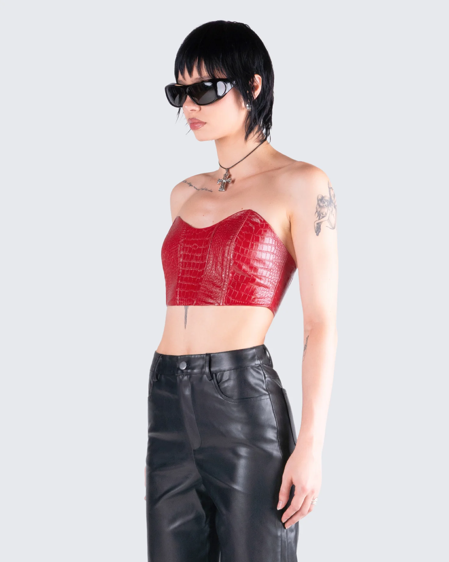 Helena Croc Corset Top - Image 4