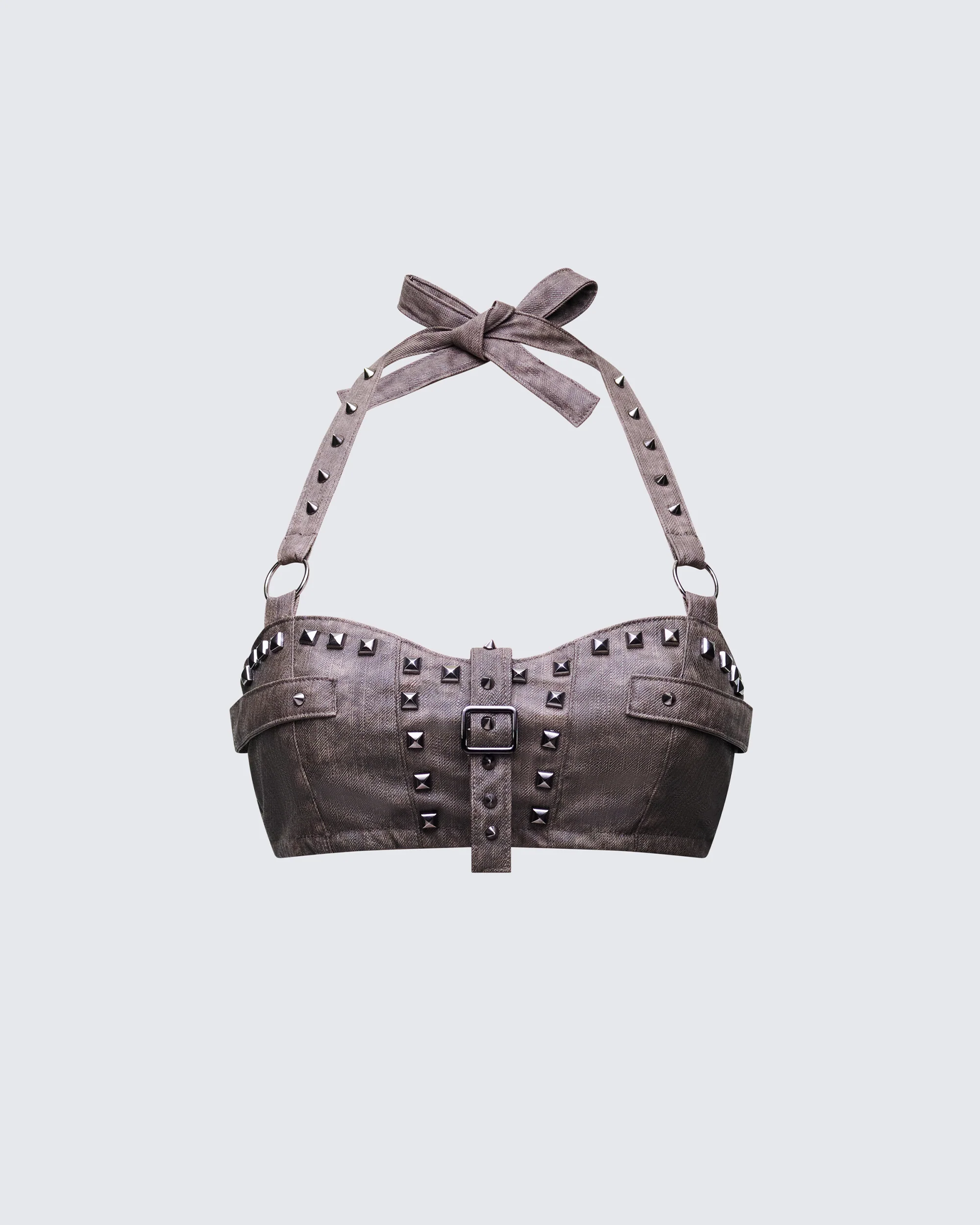 Hosea Brown Vegan Leather Bra