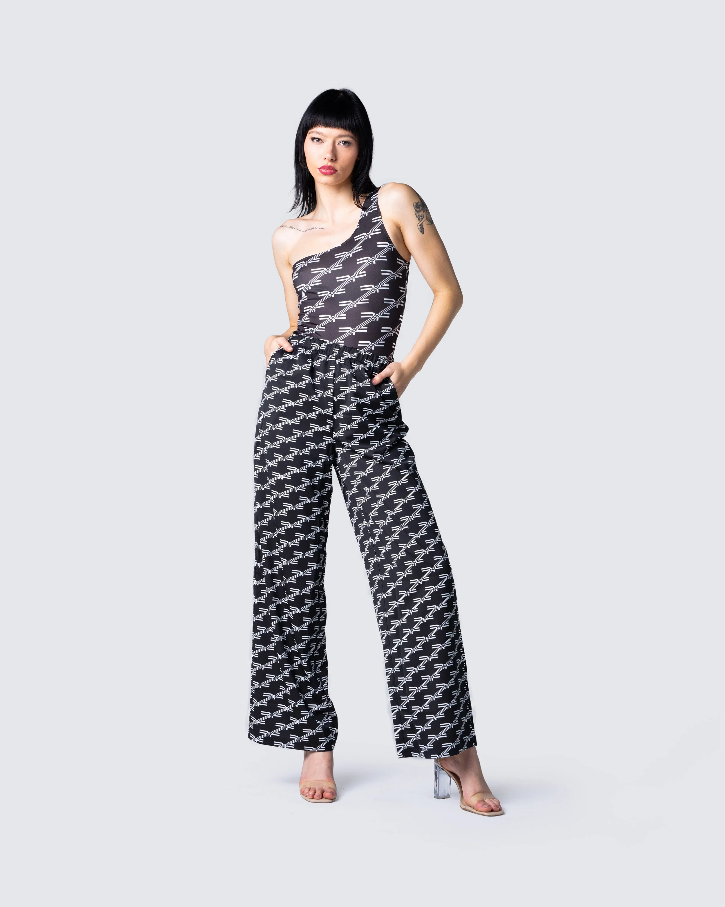 Joy Logo Print High Waist Pant - Image 7