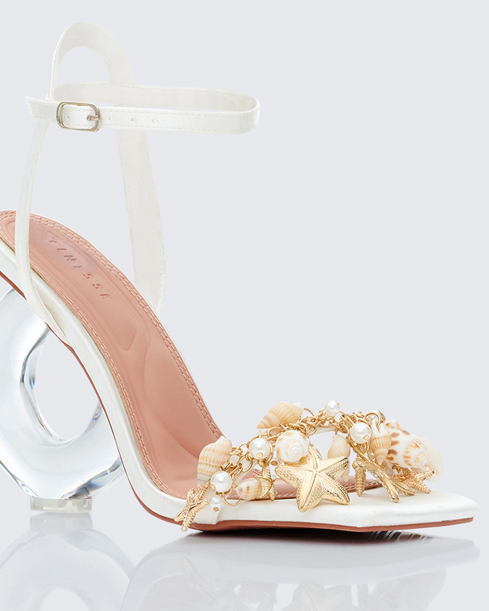 Jude Gold Seashell Charm Sandal - Image 4