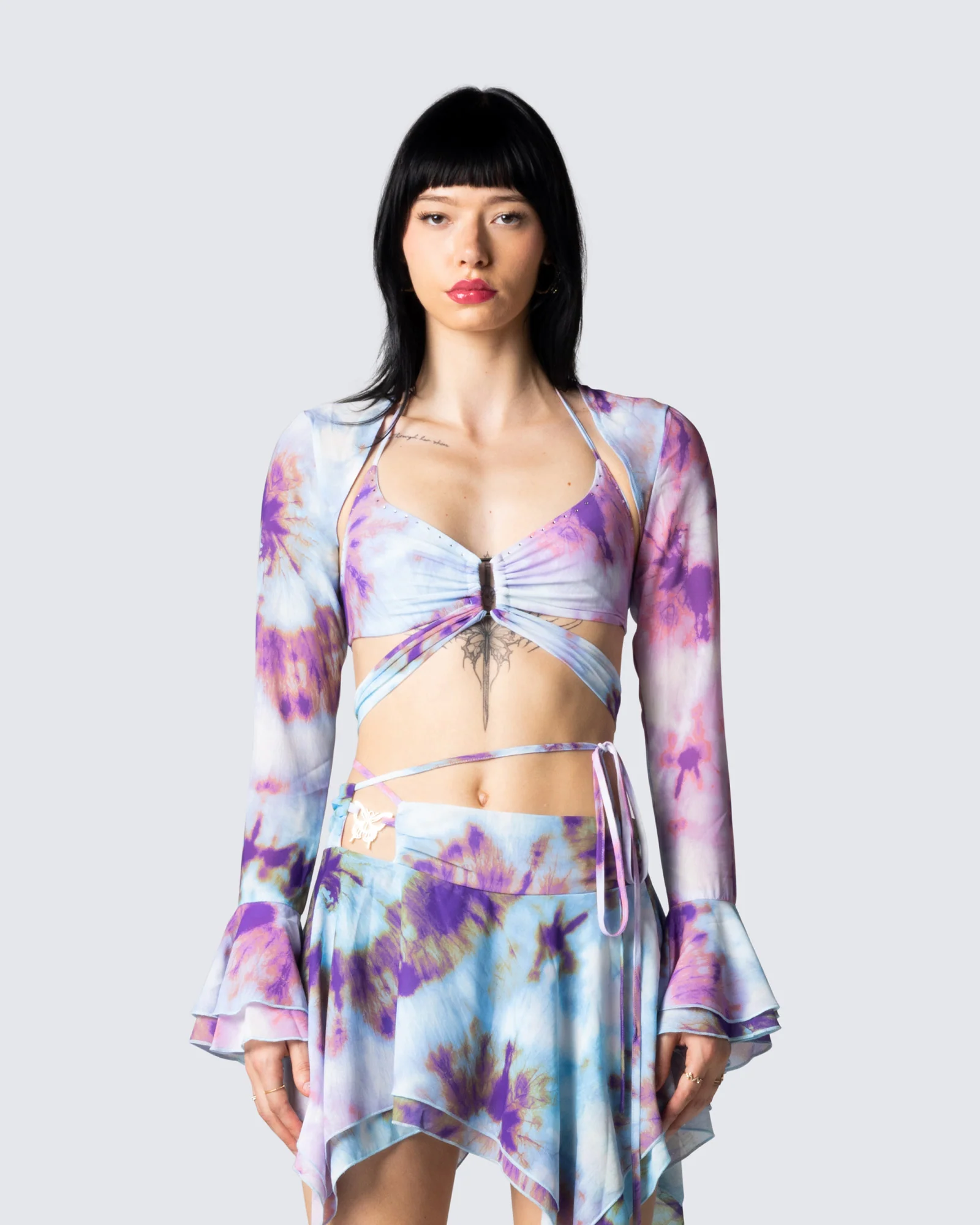 Kadence Tie Dye Print Top - Image 4