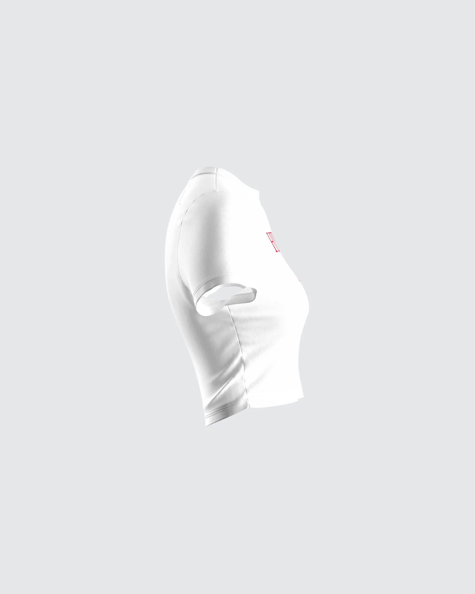 Leela White Jersey Graphic Top - Image 2
