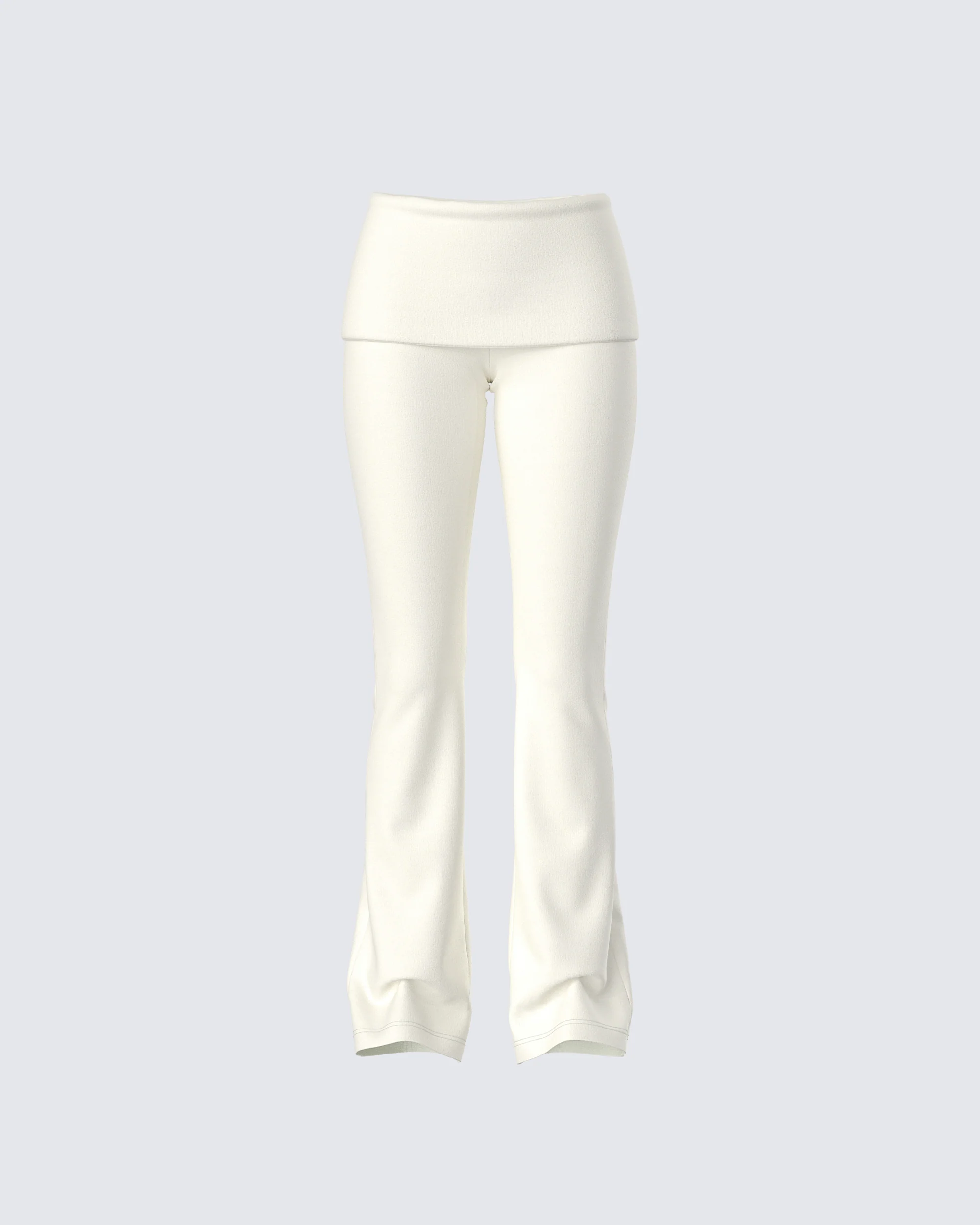 Leia Cream Foldover Legging
