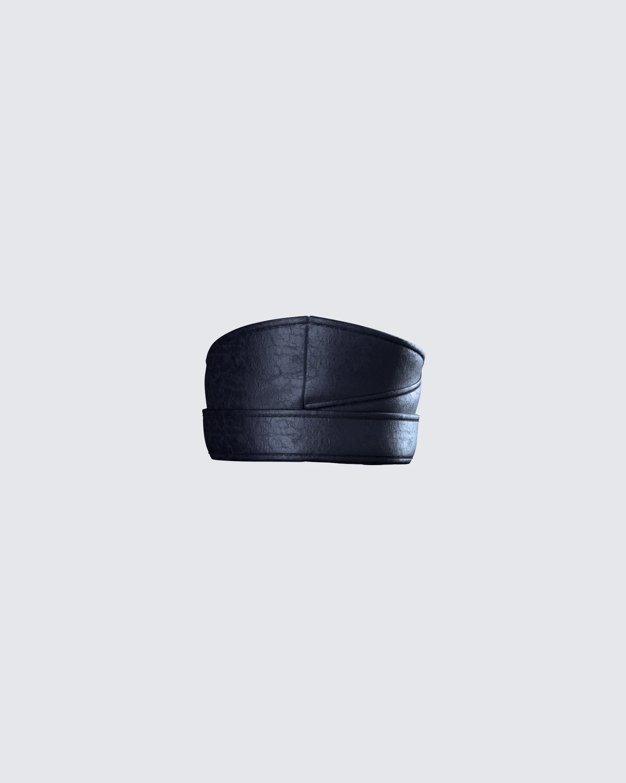 Lola Black Faux Leather Belt - Image 2