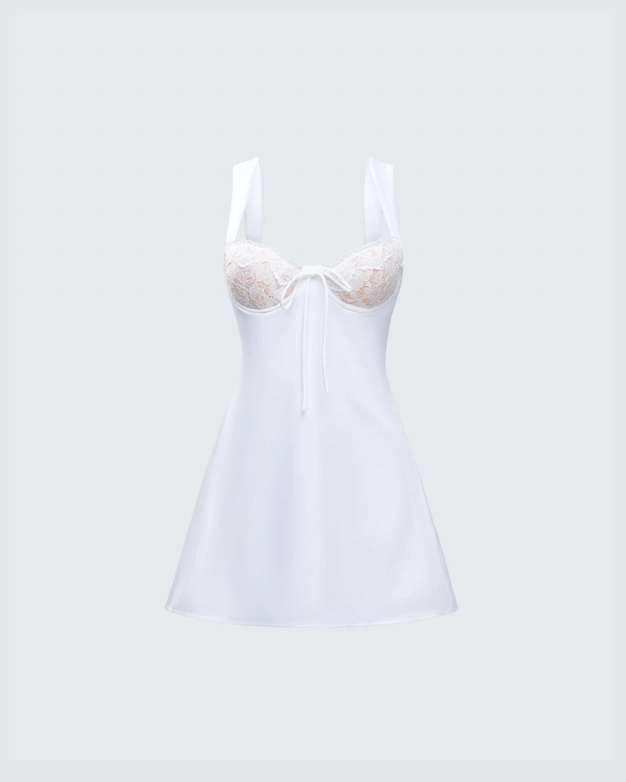 Mabel White Mini Dress