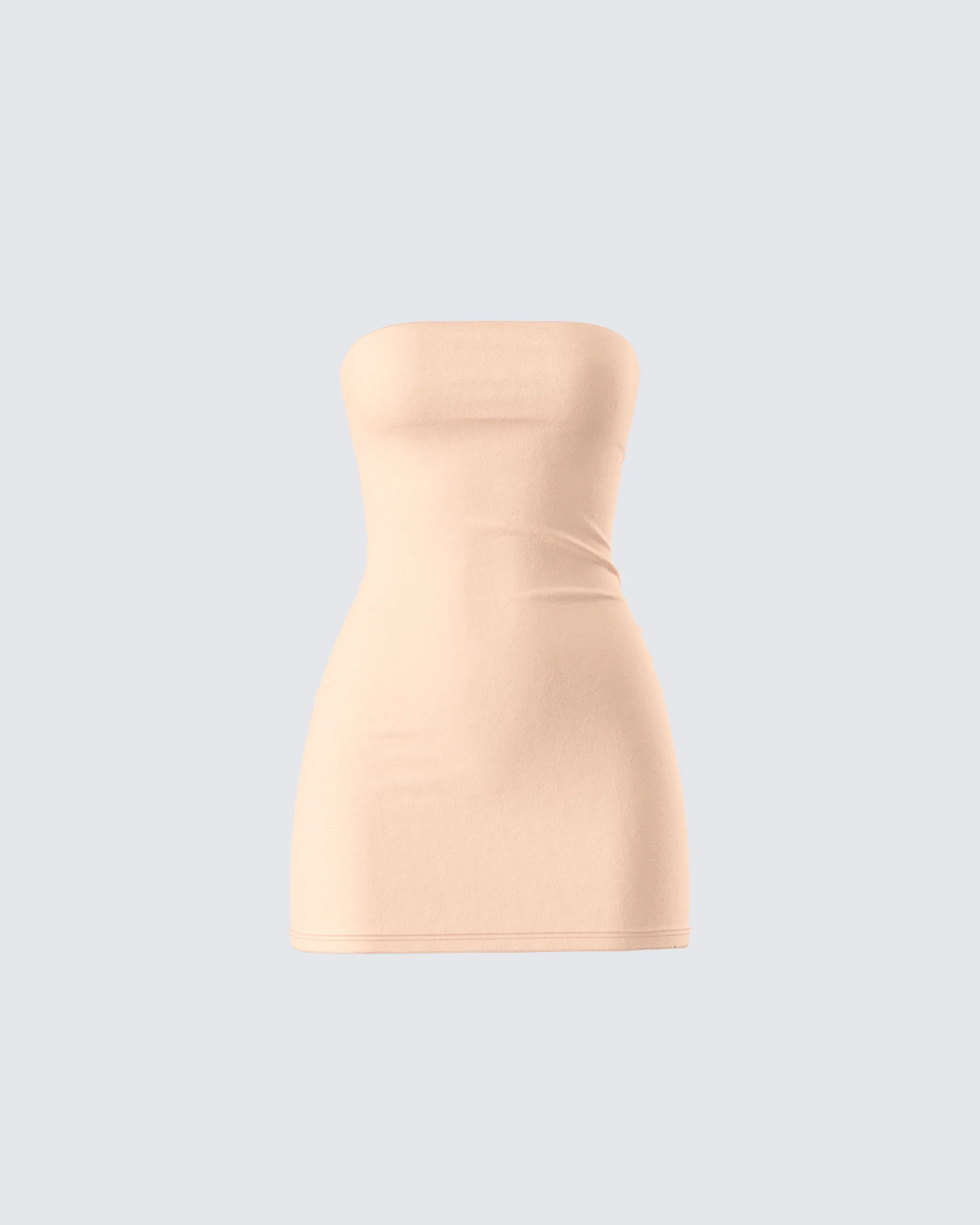 Maxine Beige Jersey Tube Dress