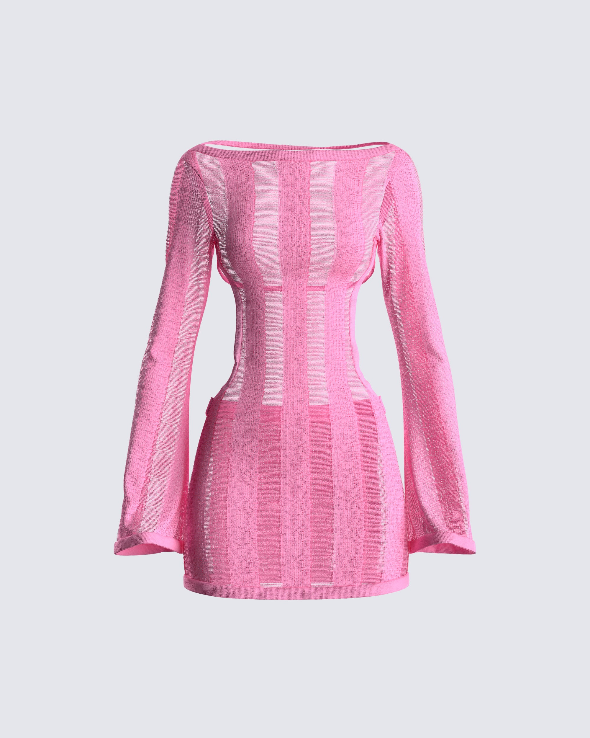Mindy Pink Mini Dress