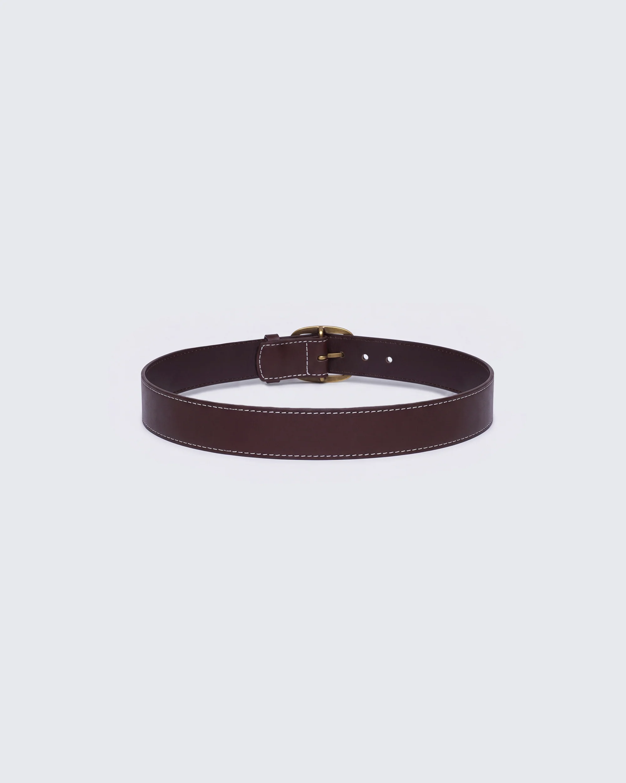 Nadi Brown Vegan Leather Belt - Image 2