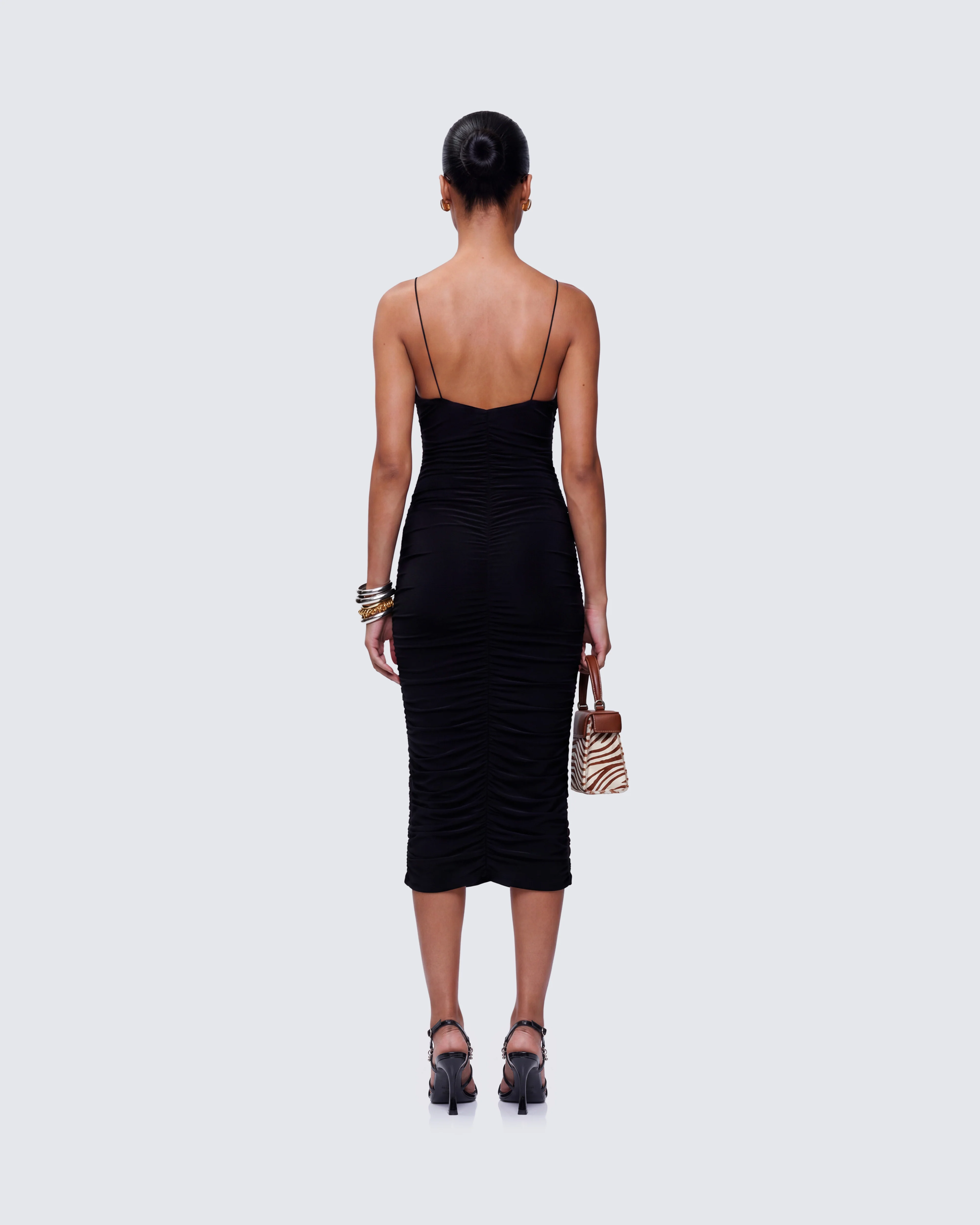 Nix Black Maxi Dress - Image 6