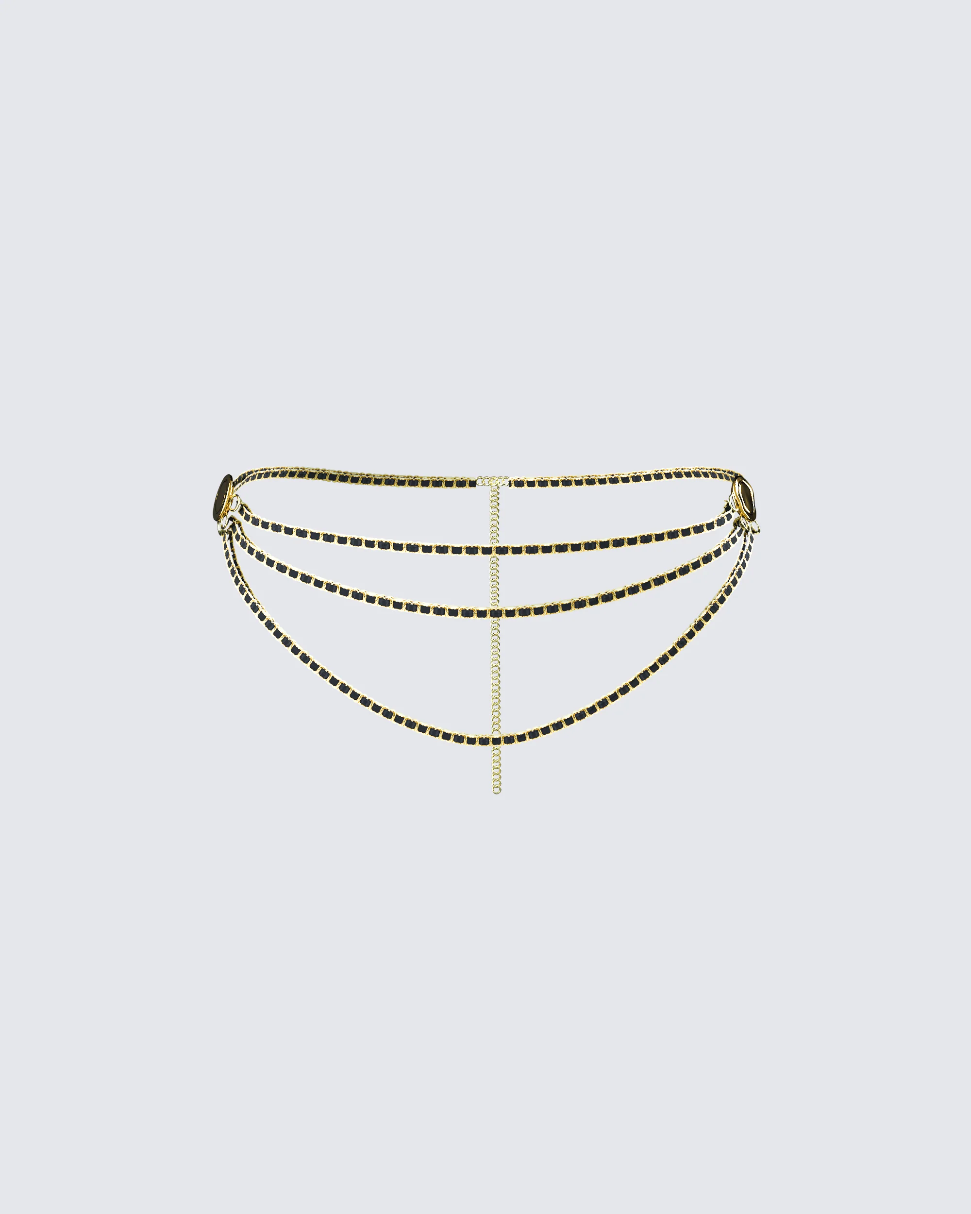 Octavia Black Chain Belt