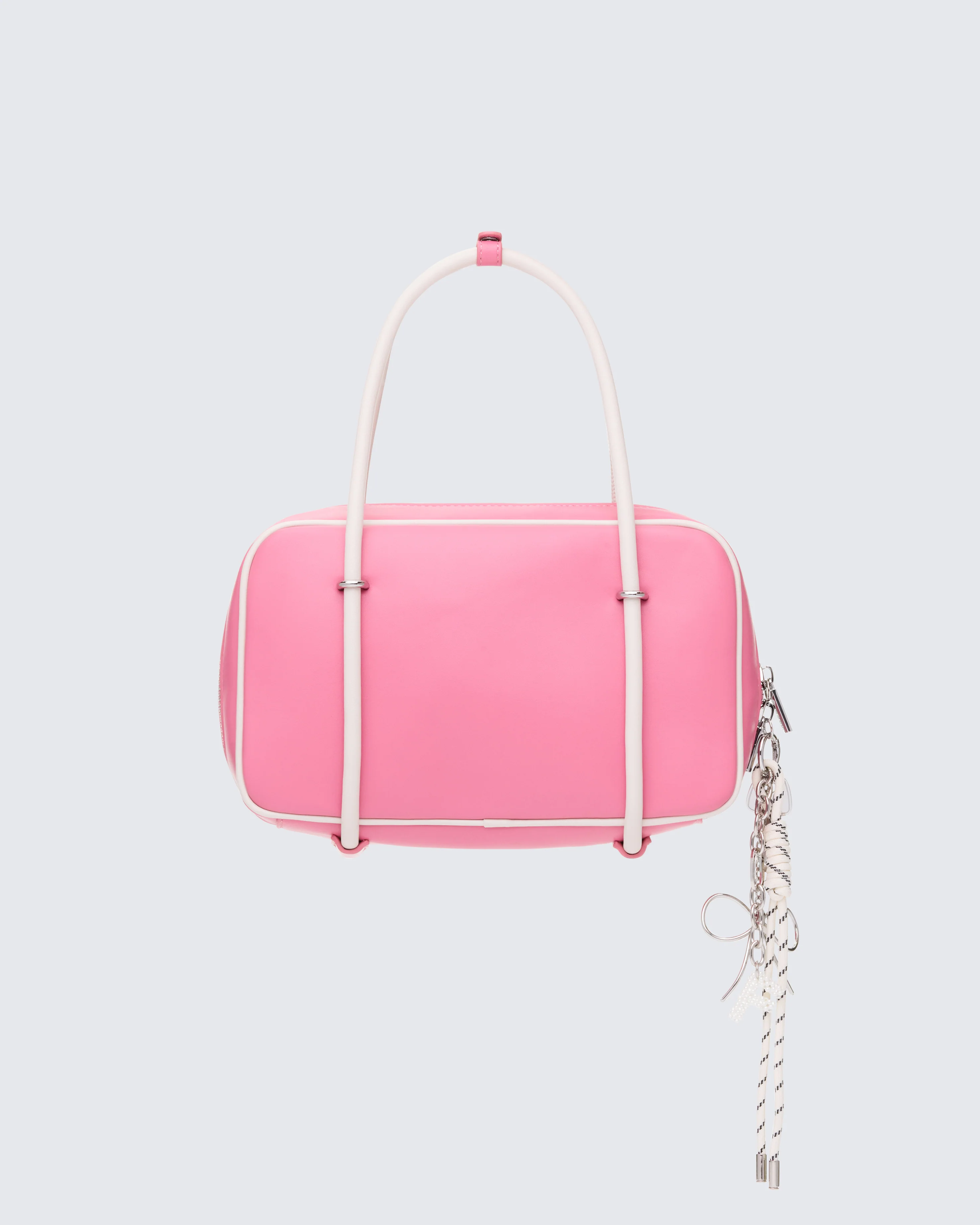Tasmin Pink Multi Charm Bowler Bag - Image 2