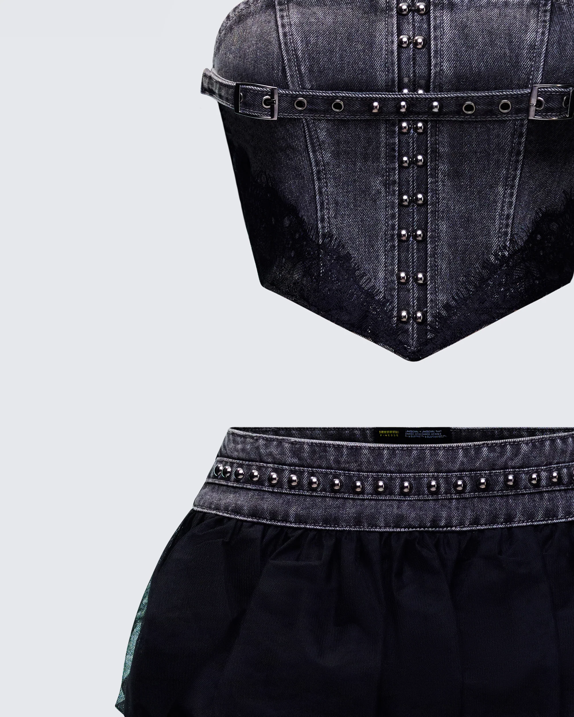Titan Black Denim Set
- Image 5