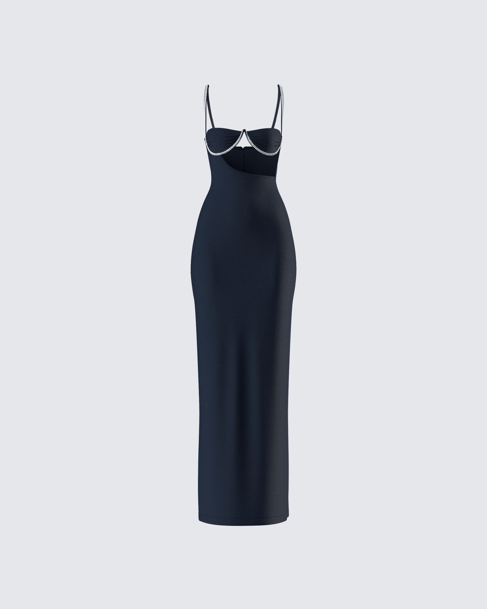 Yara Black Cut Out Maxi Dress